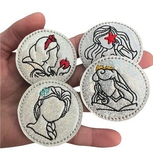 Embroidered Princess Hair accessories